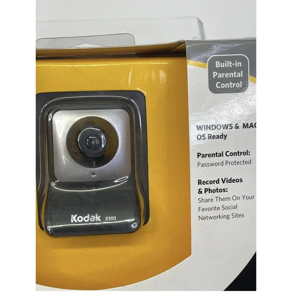 Kodak Webcam Built In‎ Microphone S101 New in Package Mac or Windows